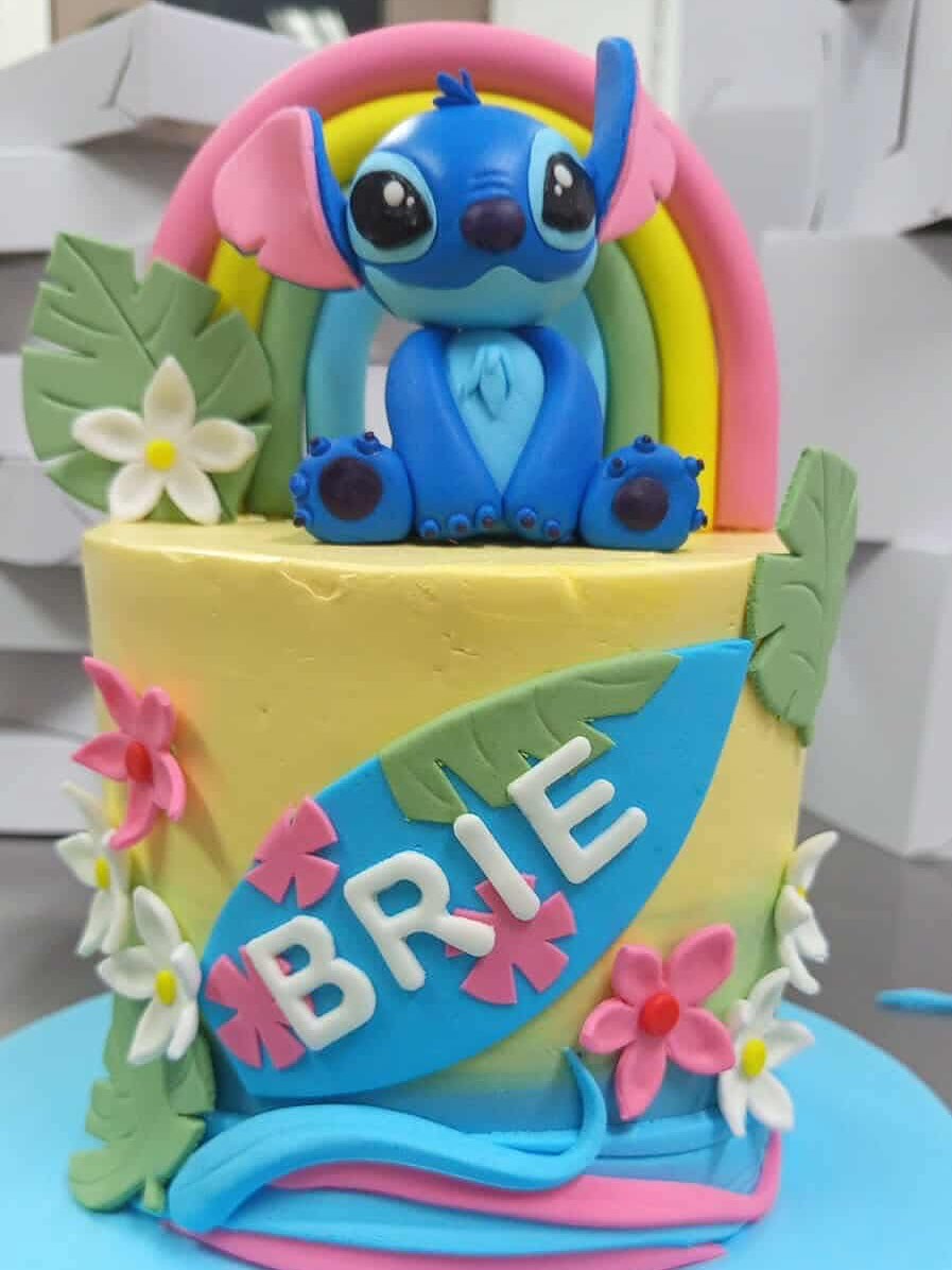 Stitch-themed custom cake — Flour Jar Manila 2024